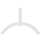 Ekena Millwork Archdale Architectural Grade PVC Gable Bracket, 84"W x 56"H x 6"D x 6"F, 16/12 Pitch GBP084X56X0606ARC00 - alternate 5